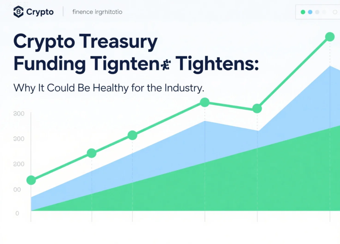 Crypto Treasury Funding Tightens: Why It Could Be Healthy for the Industry