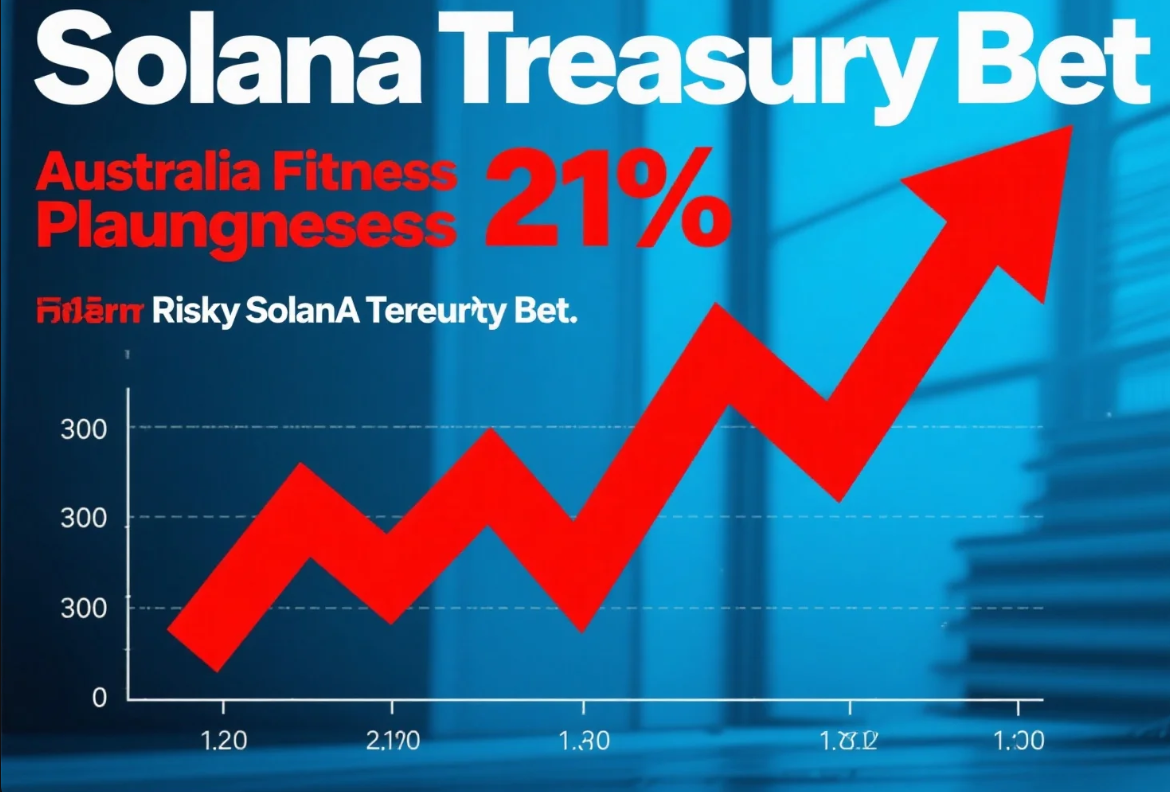 Australian Fitness Firm Plunges 21% After Risky Solana Treasury Bet