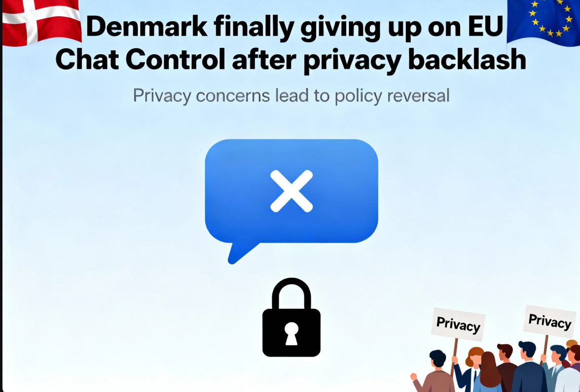 Denmark Abandons EU “Chat Control” Proposal After Fierce Privacy Backlash