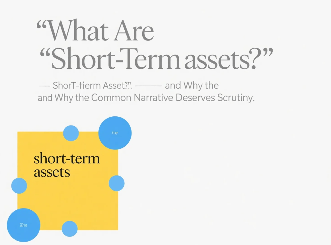 What Are “Short-Term Assets” — and Why the Common Narrative Deserves Scrutiny