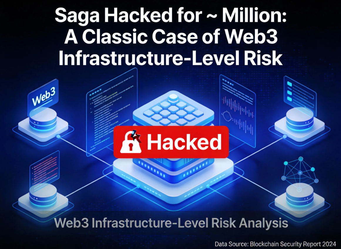 Saga Hacked for ~$7 Million: A Classic Case of Web3 Infrastructure-Level Risk