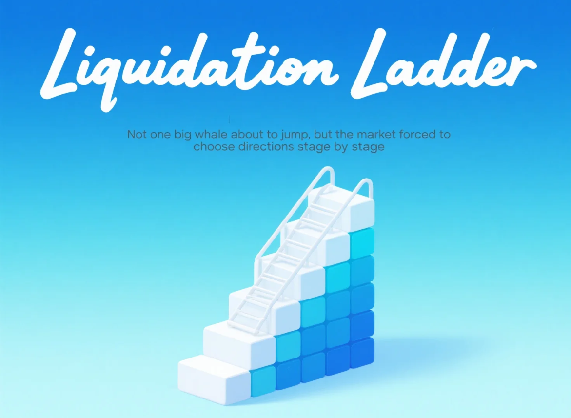 ETH’s “Liquidation Ladder” Is Taking Shape: Not One Giant Whale About to Blow Up, But the Market Forced to Choose Direction in Stages