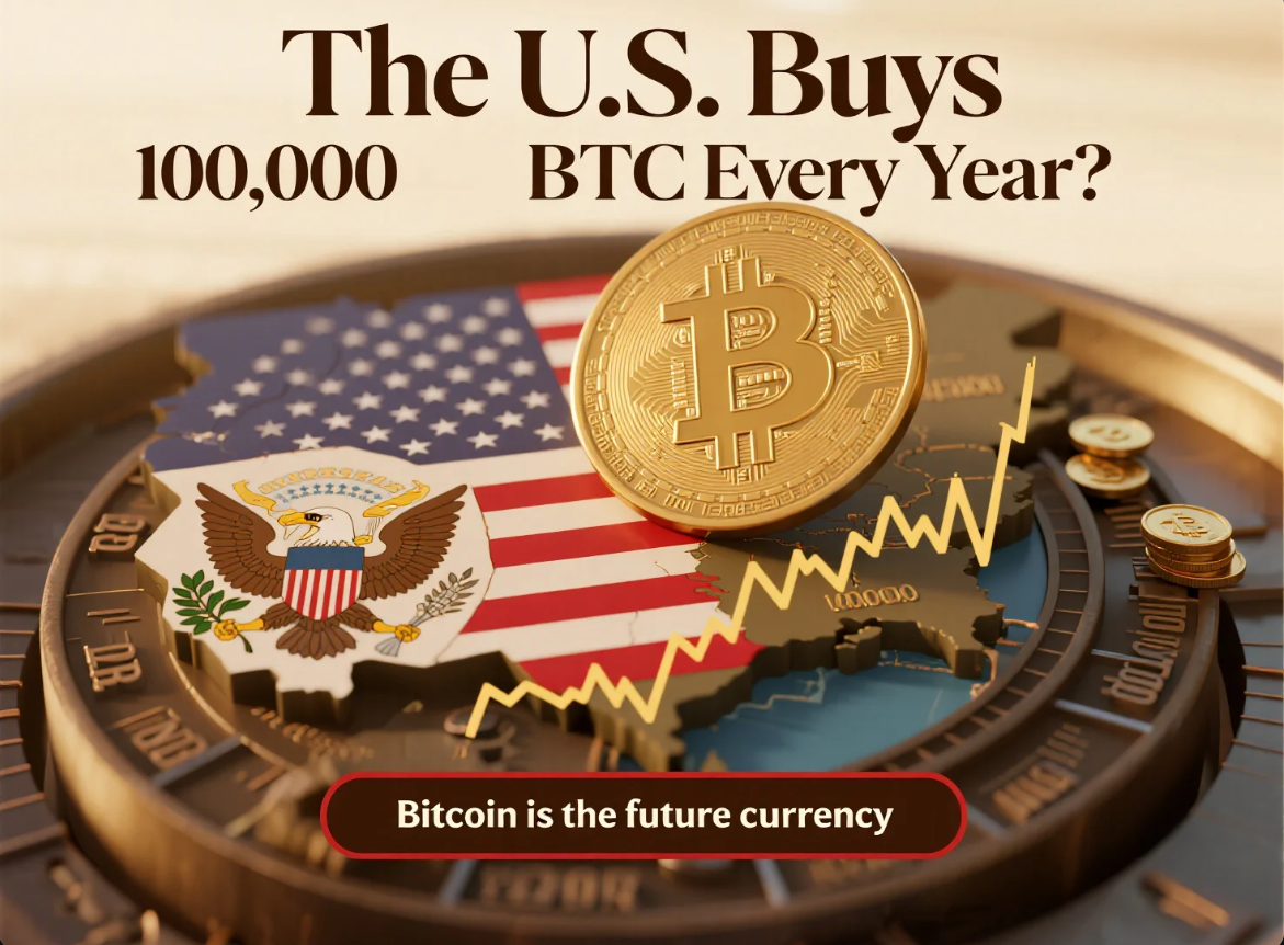 What Would Happen to the Market If the U.S. Bought 100,000 BTC Every Year?