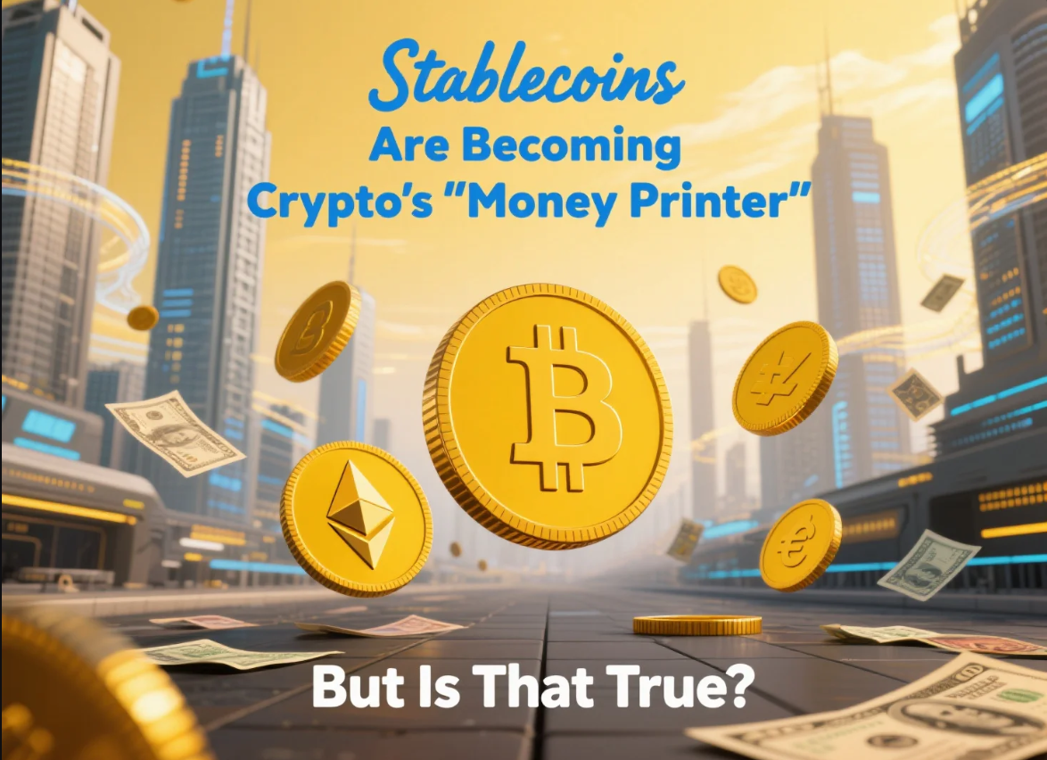 Stablecoins Are Becoming Crypto’s “Money Printer” — But Is That True? (2026 Reality)
