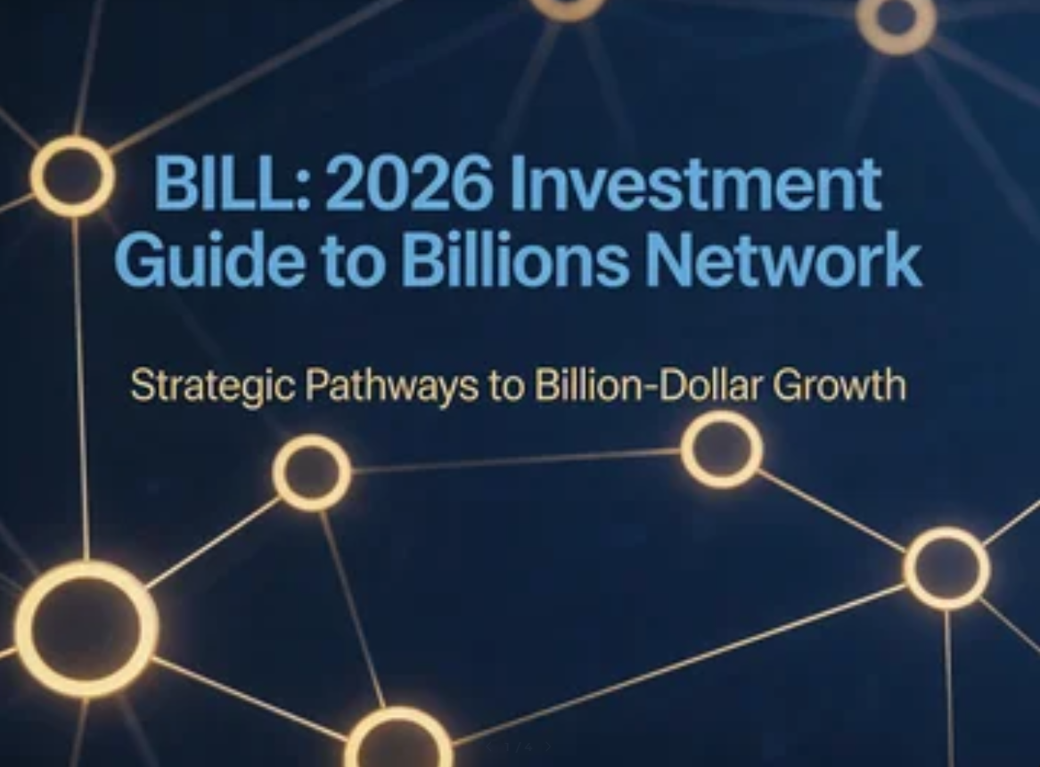 What is BILL? The 2026 Investment Guide to Billions Network